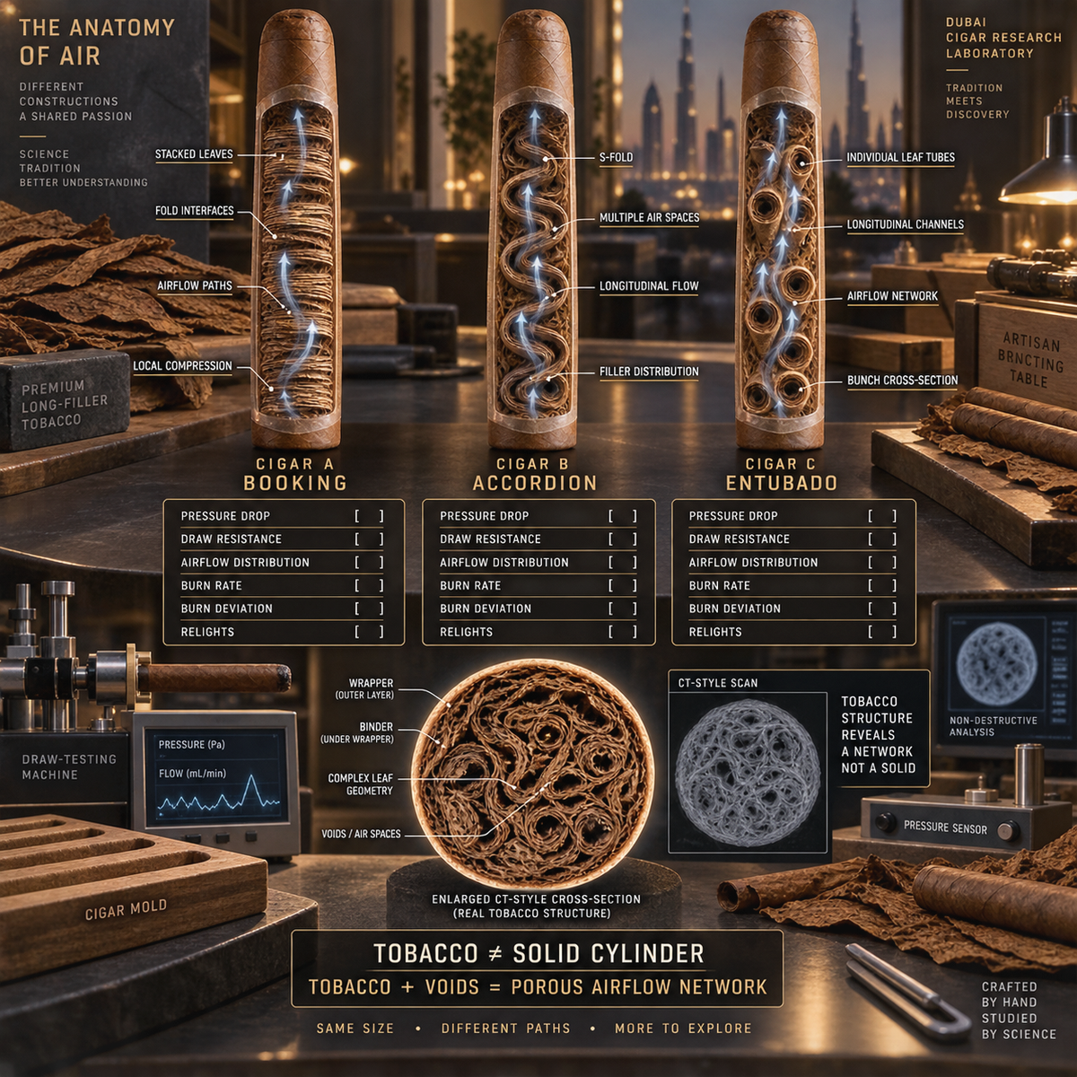 Why Cigar Filler Leaves Aren’t Simply Rolled Into a Tube