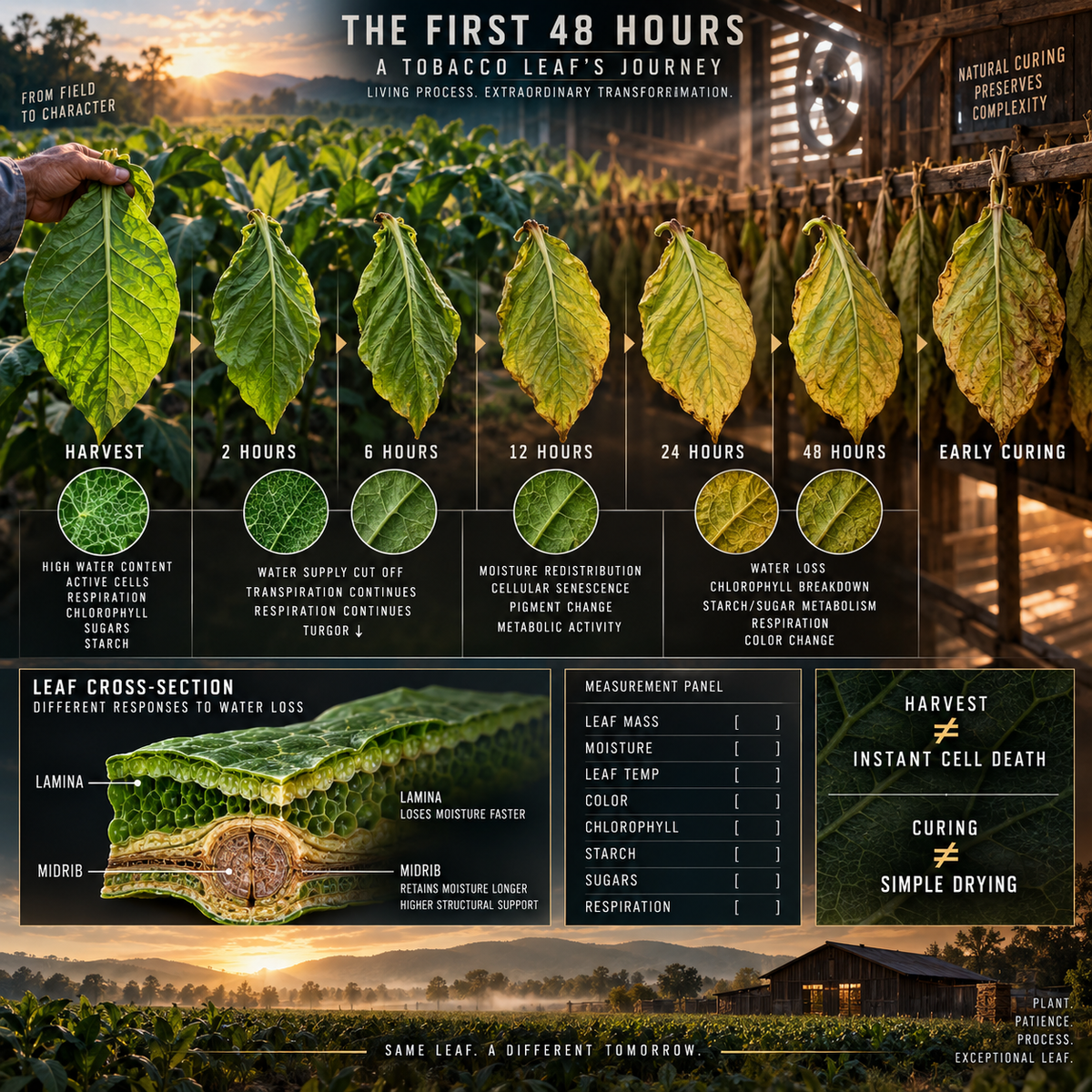The First 48 Hours After Tobacco Harvest