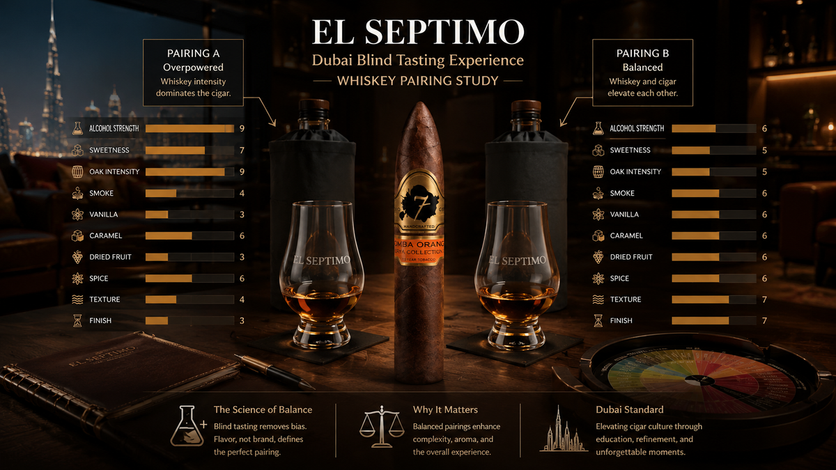 Does an Expensive Whiskey Make an Expensive Cigar Better?