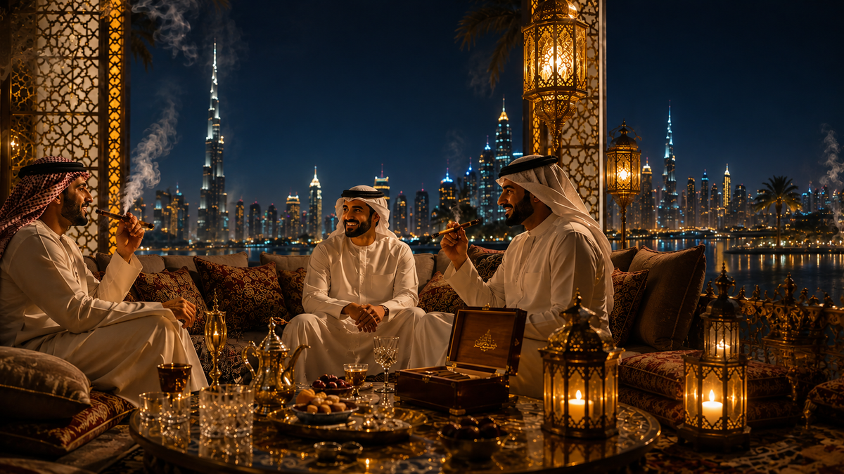 The Perfect Eid Gathering Starts with Atmosphere — And the Right Cigar
