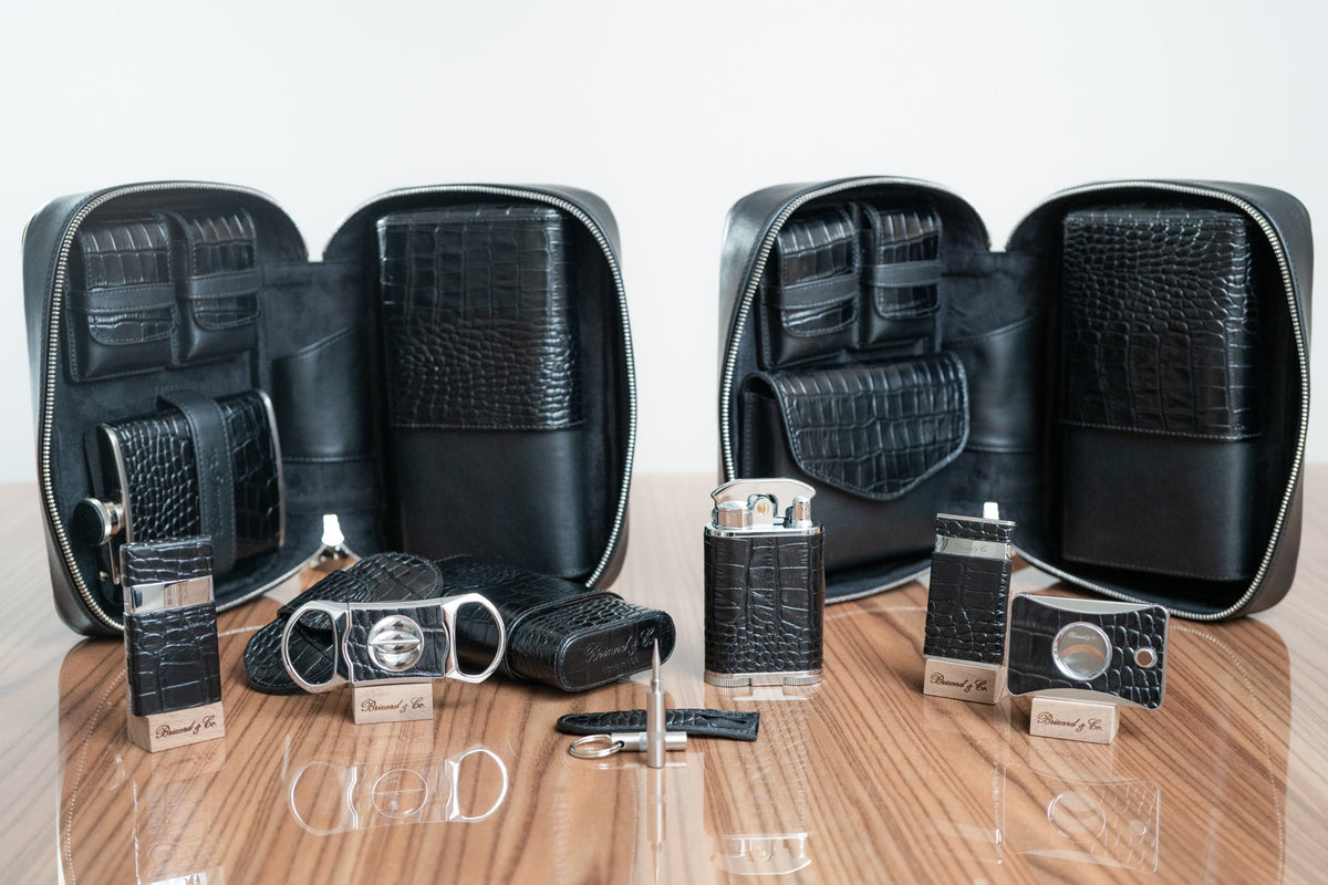 Brizard and Co. - Croco Pattern Black Collection