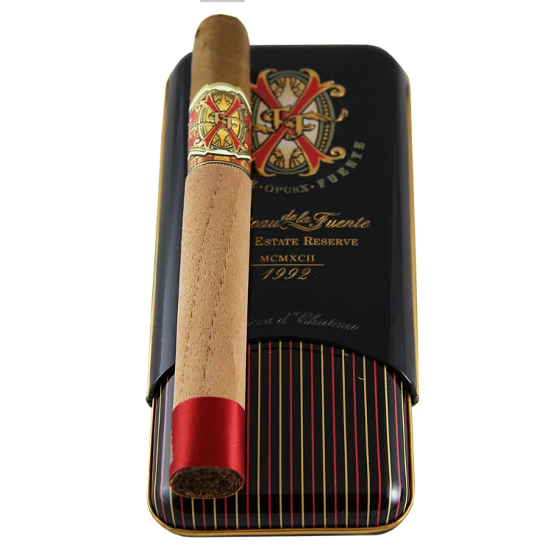 Arturo Fuente - Opus X Perfecxion X Tin & Cigar - 6¼ x 48 Oscuro Toro
