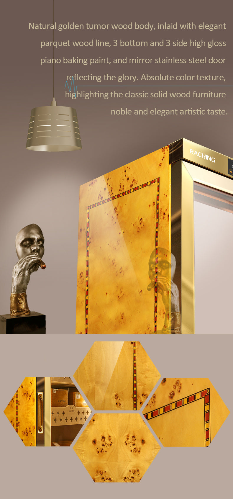Raching - MON5800A Cigar Humidor