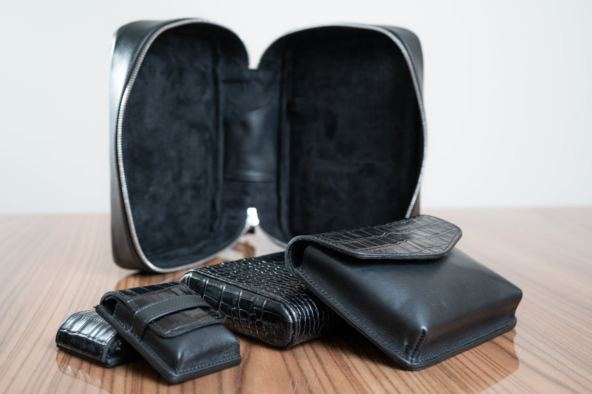 Brizard and Co - Havana Traveler - Croco Black Collection (Variable Types and Prices)