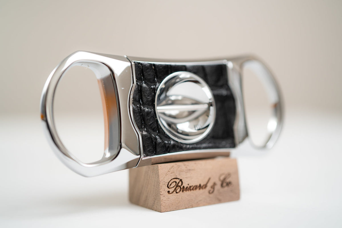 Brizard and Co - The "V" Cutter - Croco Black