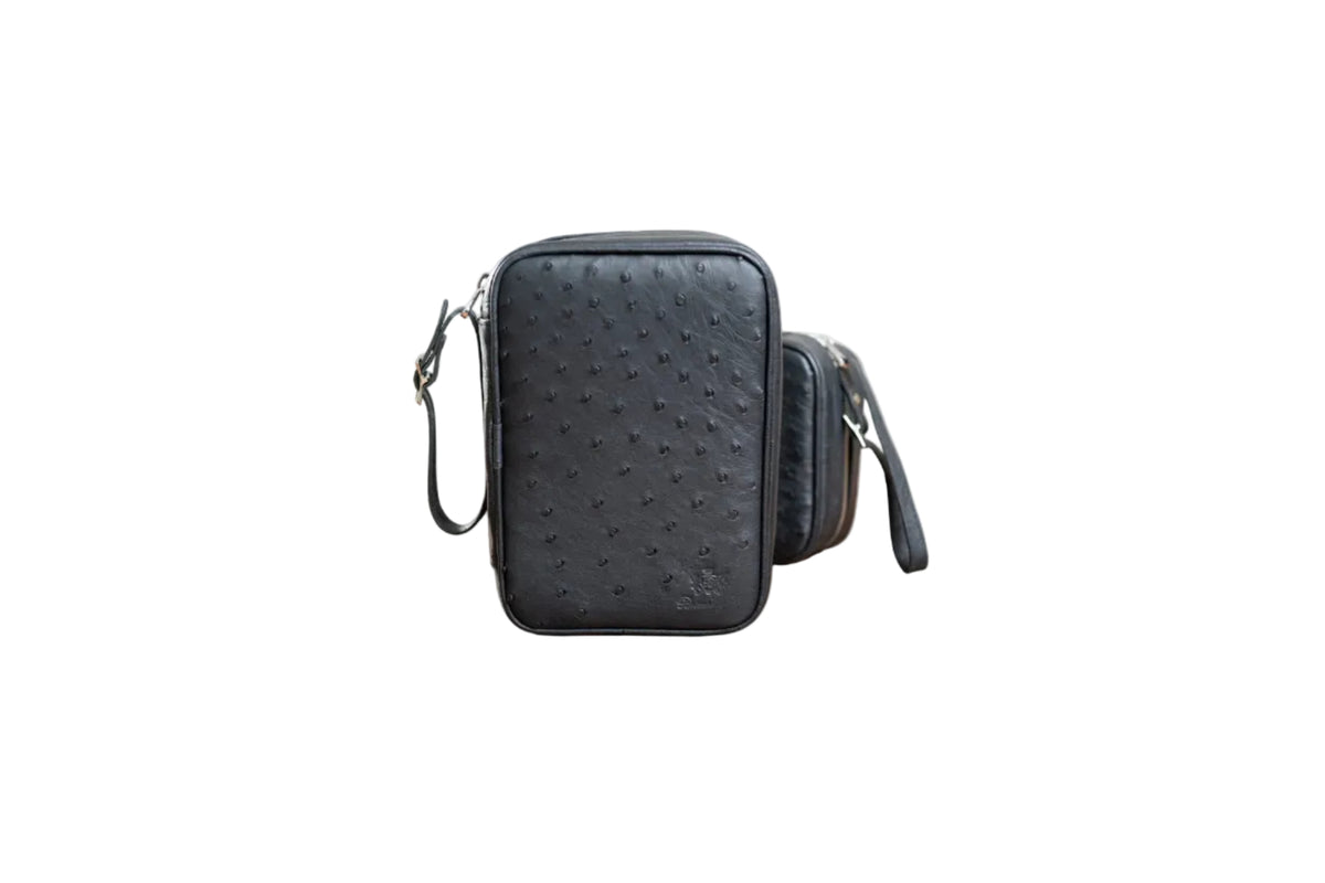 Brizard and Co. - Havana Traveler - Black Ostrich Collection (Variable Types and Prices)