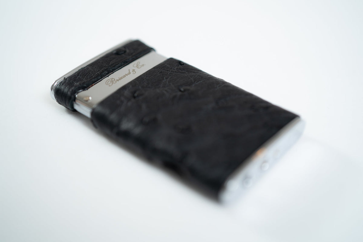 Birzard & Co  Ostrich Black high end cigar lighter