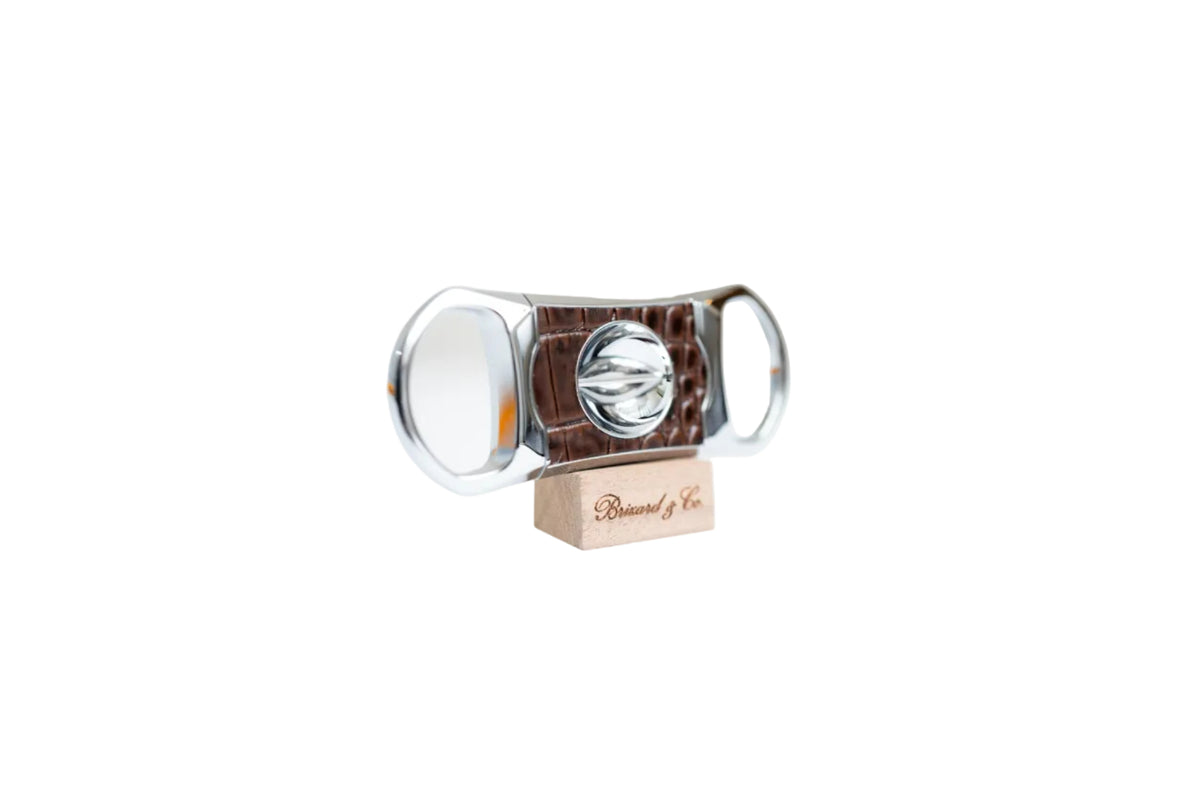 Brizard and Co - The "V" Cutter - Croco Tobacco