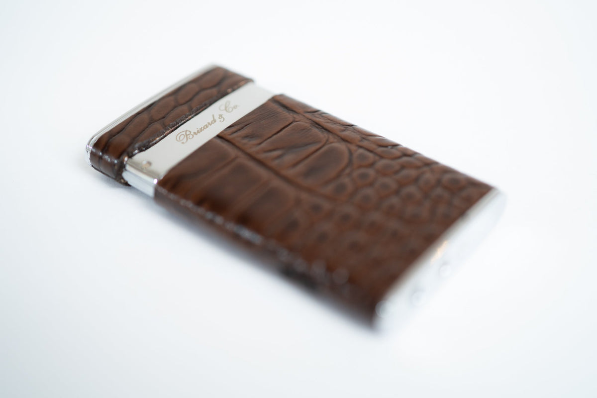 Brizard and Co. Sottile croco high end cigar lighter