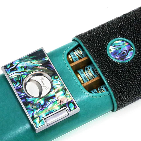 Brizard & Co Cigar Case (Showband 3 Gordo) – Abalone Collection