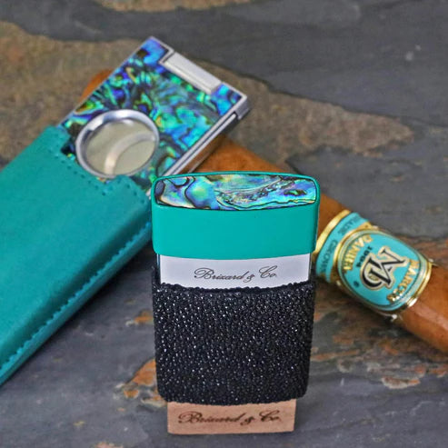 Brizard & Co “Venezia Fountain Flame” Premium Lighter – Abalone Collection