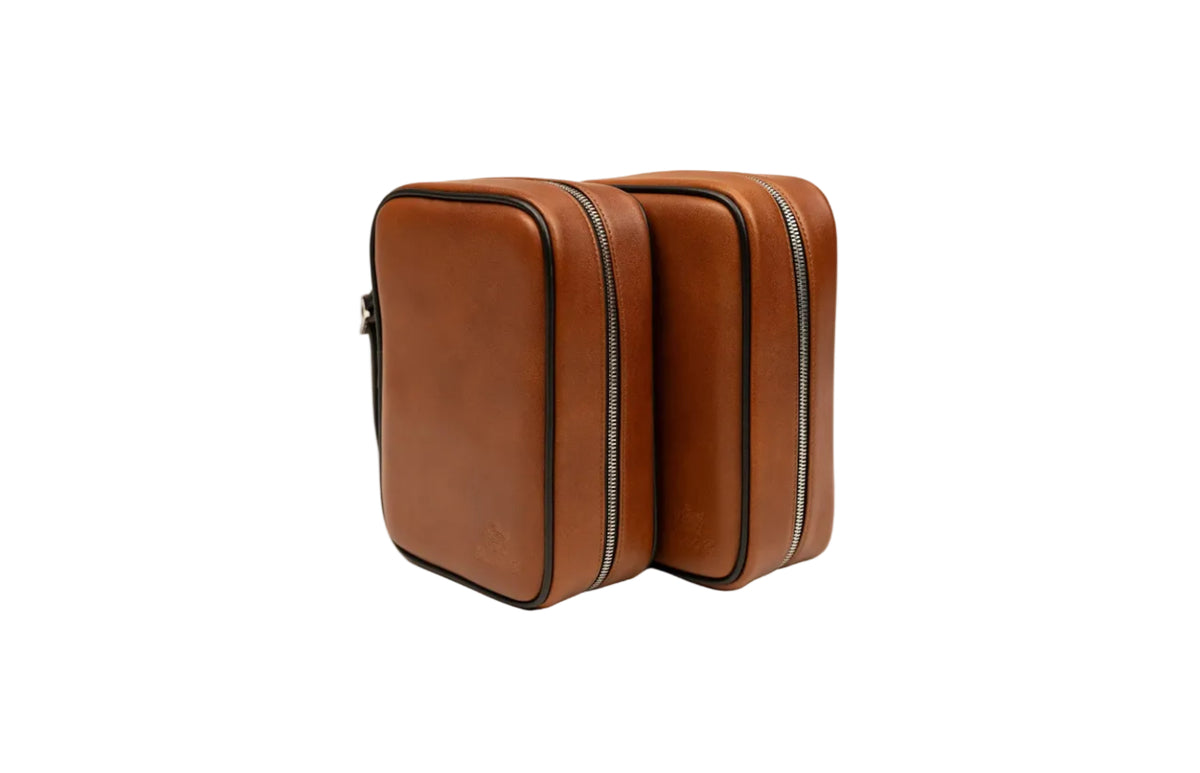 Brizard & Co – Havana Traveler - Whisky Calf Leather & Black Collection – 2 Options