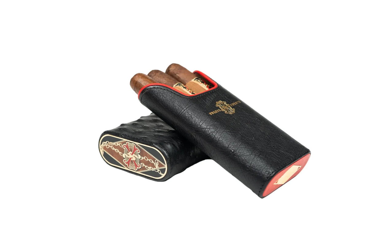 Brizard & Co × Fuente Fuente × Maccarrone - OpusX - Les Chaînes de l’Amour Cigar Case & Cigar - 5" 3/4 x 52 Double Robusto (Limited Edition)