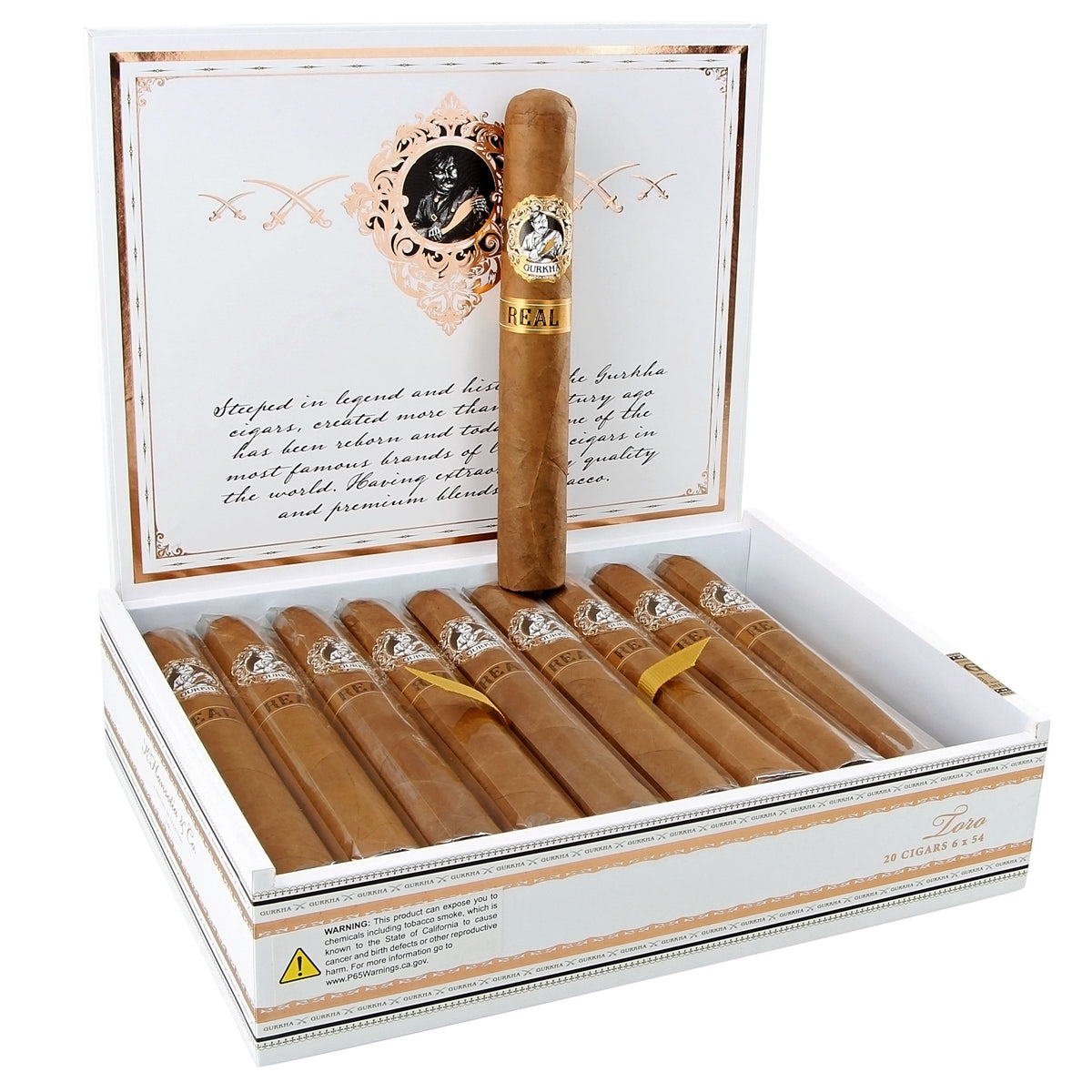 Box of Gurkha Real Cigars