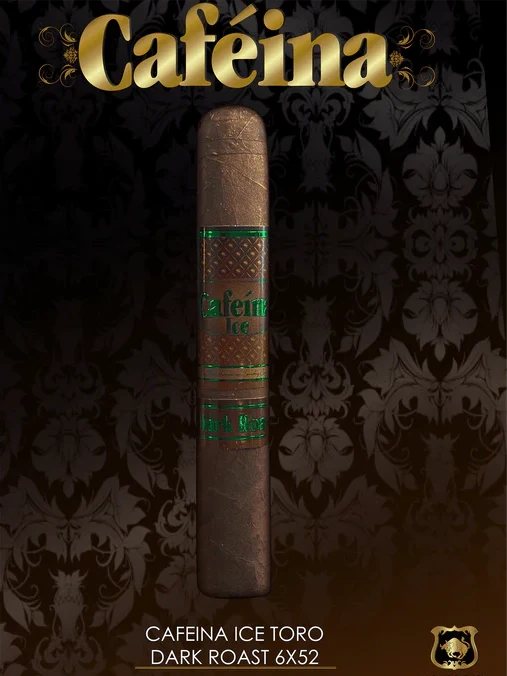 Lucky Cigar - INFUSED CIGARS: Caféina Ice Dark Roast - 6" x 52 Toro