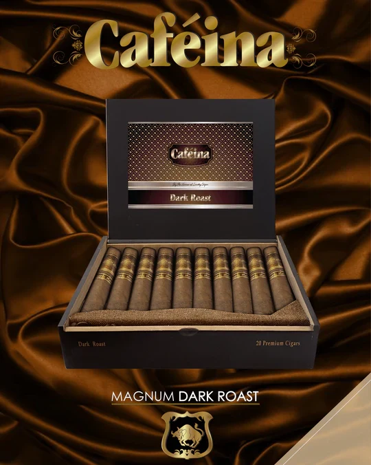 Lucky Cigar - INFUSED CIGARS: Caféina Dark Roast - 5" x 58 Magnum