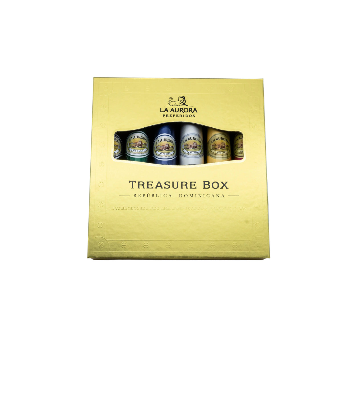 La Aurora Preferidos Treasure Box cigar sampler – luxury perfecto cigars at Los Angeles cigar shop