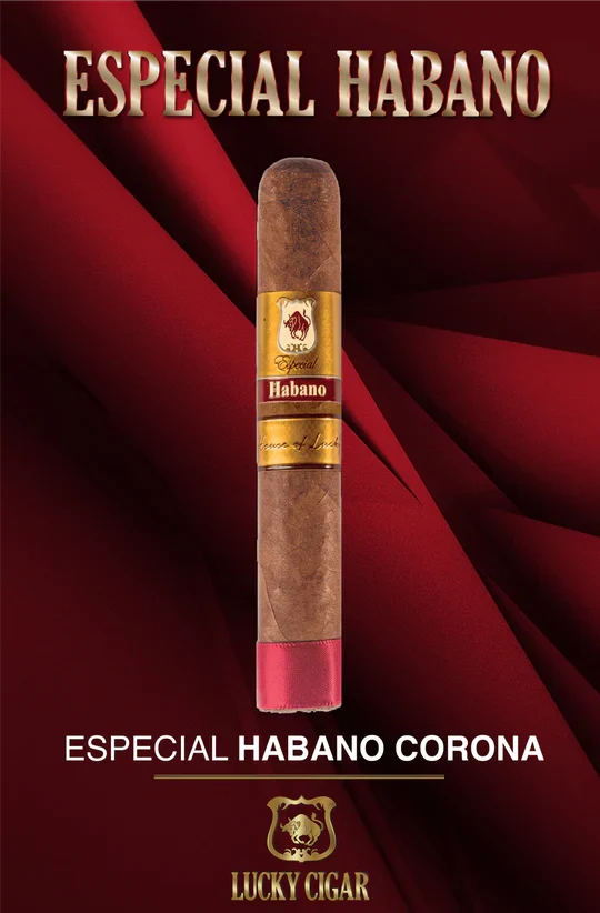 Lucky Cigar - Especial Habano Box Press - 5" x 48 Corona
