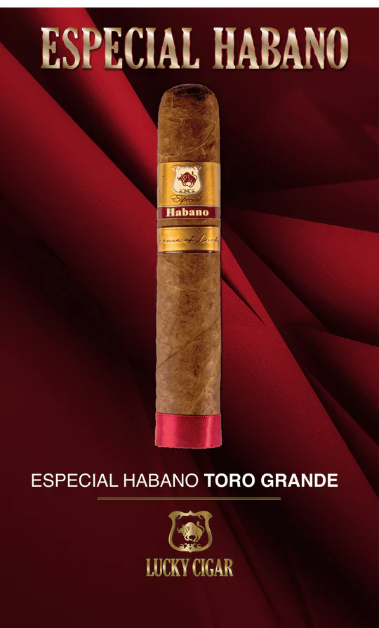 Lucky Cigar - Especial Habano Box Press - 7 ½ x 50 Toro Grande