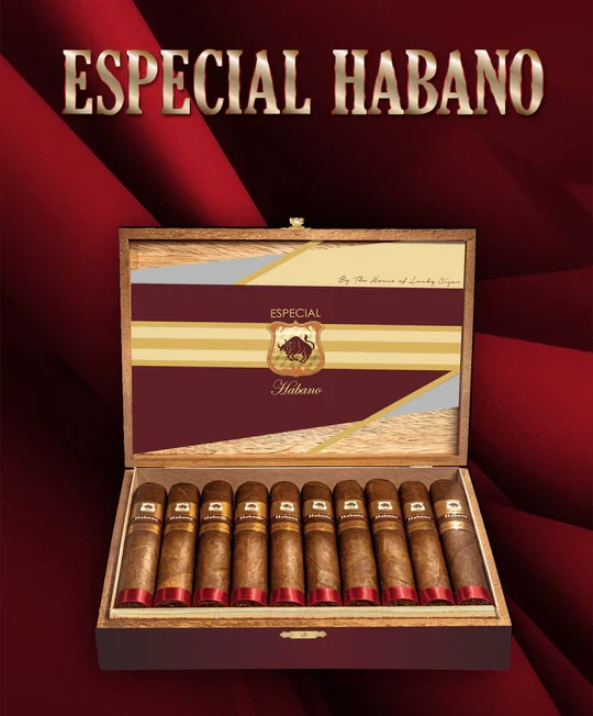 Lucky Cigar - Especial Habano Box Press - 6" x 52 Perfecto