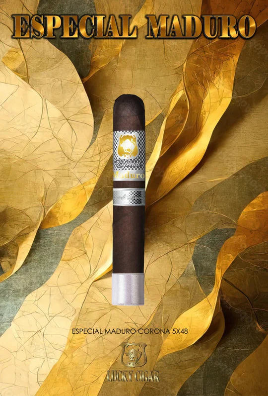 Lucky Cigar - Especial Maduro Box Press - 5" x 48 Corona