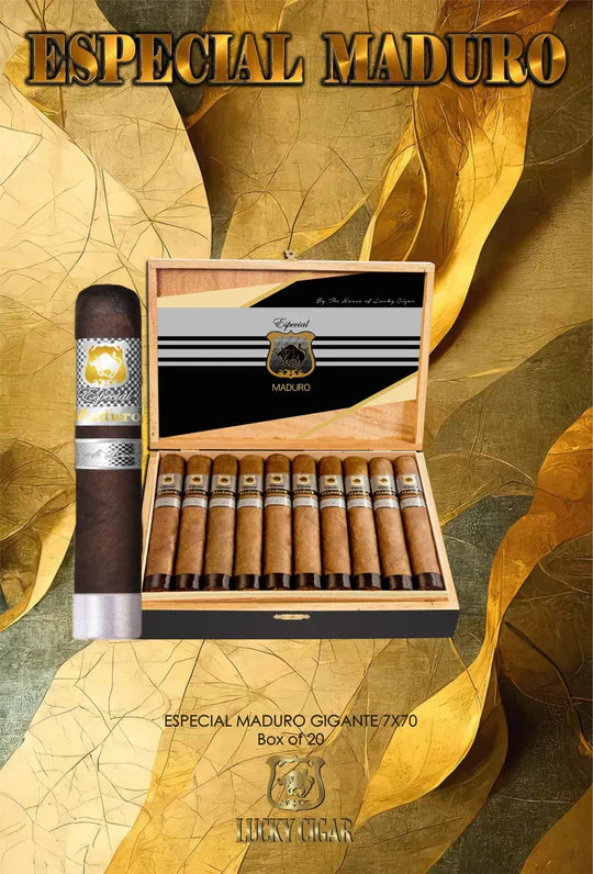 Lucky Cigar - Especial Maduro Box Press - 7" x 70 Gigante