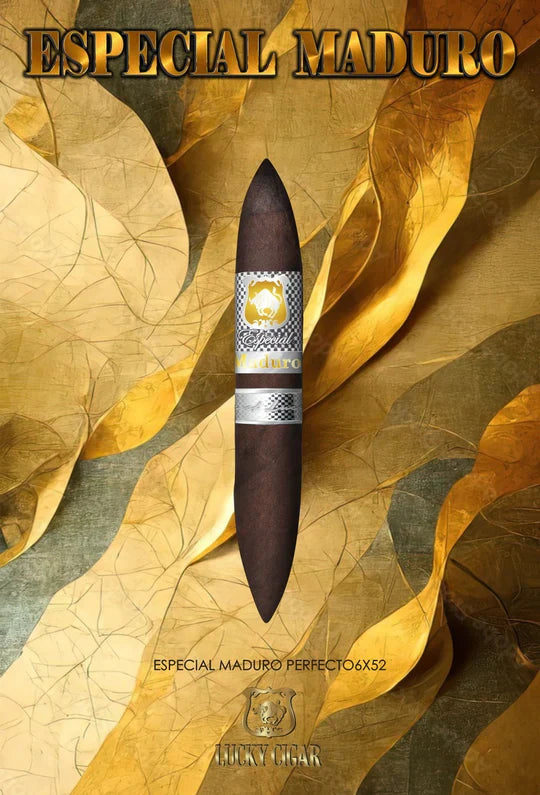 Lucky Cigar - Especial Maduro Box Press - 6" x 52 Perfecto