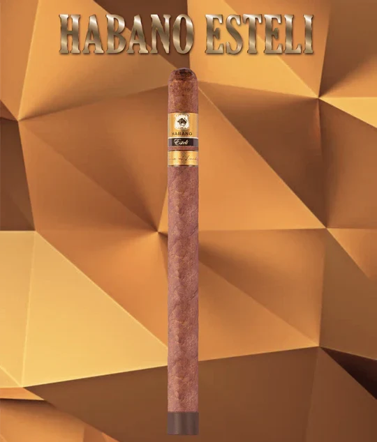 Habano Esteli long, slender brown cigar