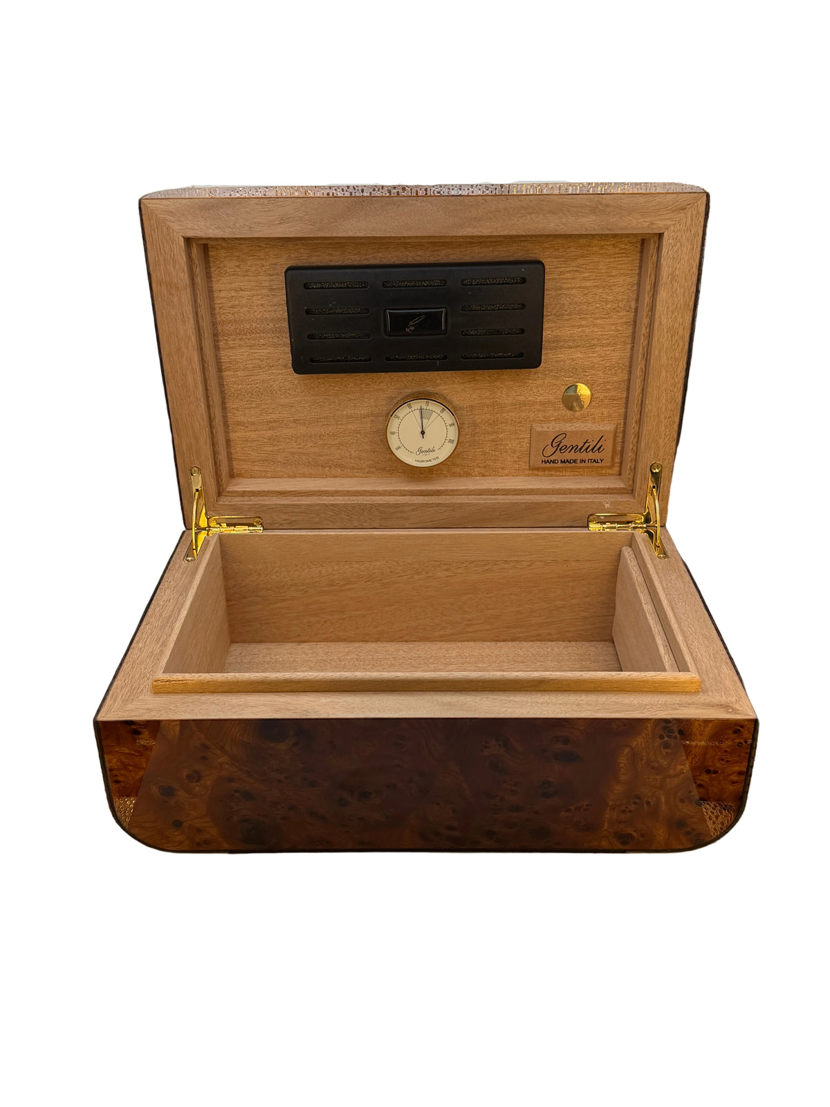 Gentili Limited Edition (15/17) Count Cigar Humidor - Croco Leather