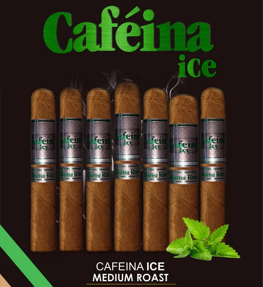 Lucky Cigar - INFUSED CIGARS: Caféina Ice Medium Roast - 5" x 58 Magnum