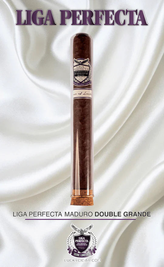 Lucky Cigar - Liga Perfecta Rum - 7.5" x 50 Maduro Double Grande