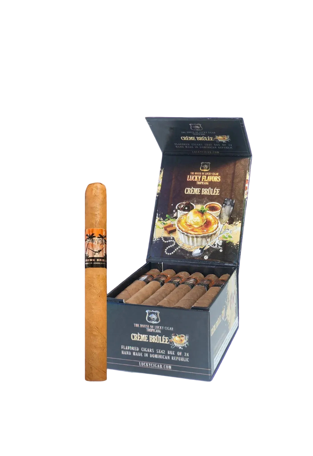 Lucky Cigar - Crème Brûlée - 5" x 42 Corona