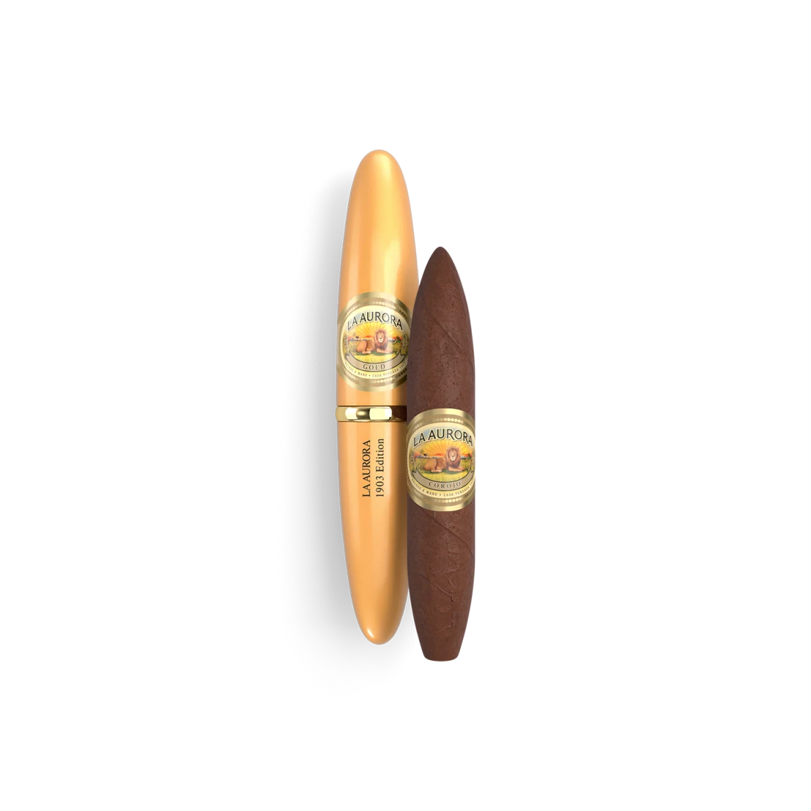 single La Aurora Preferidos 1903 Gold Tubo cigars