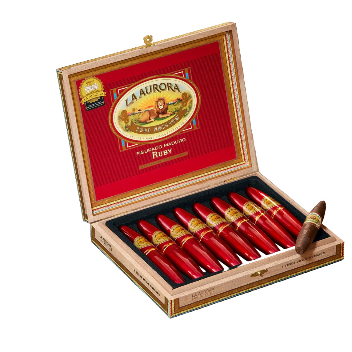 Box of 20 La Aurora Preferido Ruby Tubo cigars
