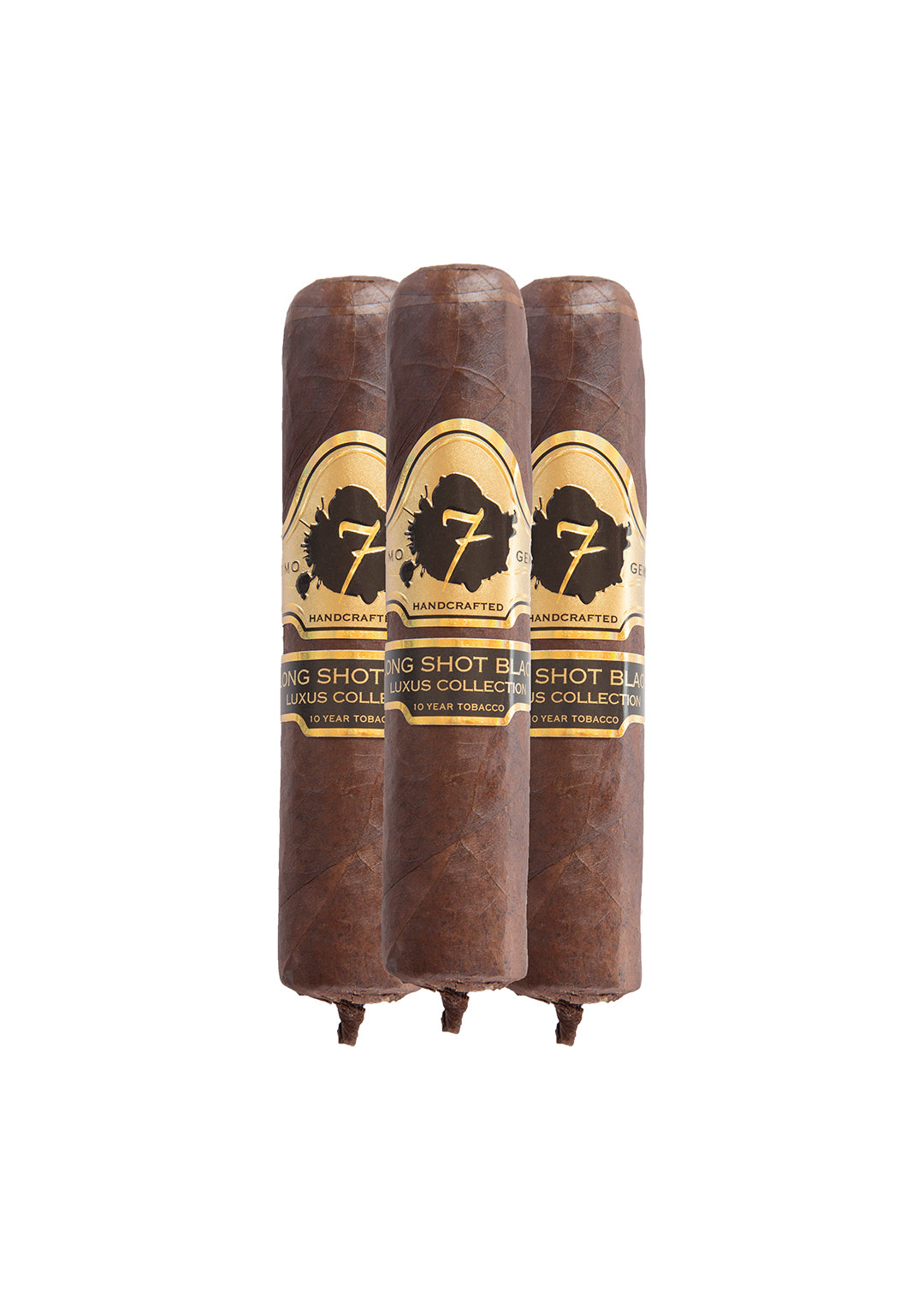 Three  El Septimo Long Shot Black cigars