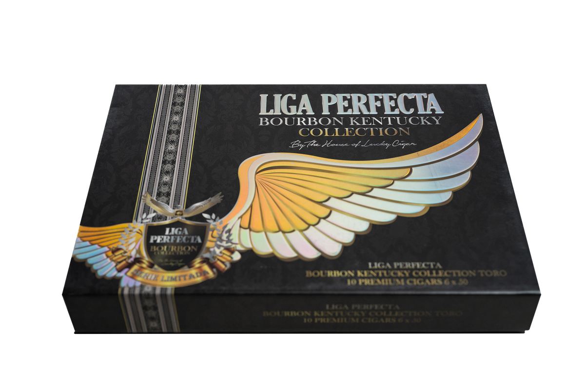 Lucky Cigar - Liga Perfecta Bourbon Kentucky Collection - 6" x 50 toro in Glass Tubes