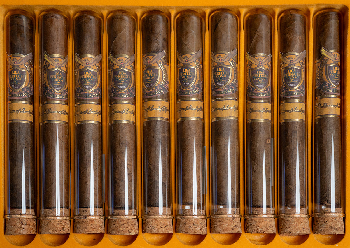 Lucky Cigar - Liga Perfecta Xo Cognac - 6" x 50 Toro in Glass Tubes