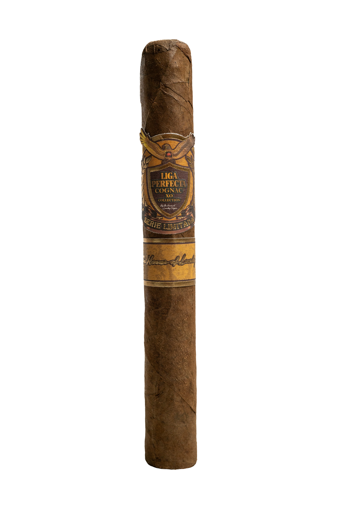 Lucky Cigar - Liga Perfecta Xo Cognac - 7.5" x 50 Double Grande in Glass Tubes