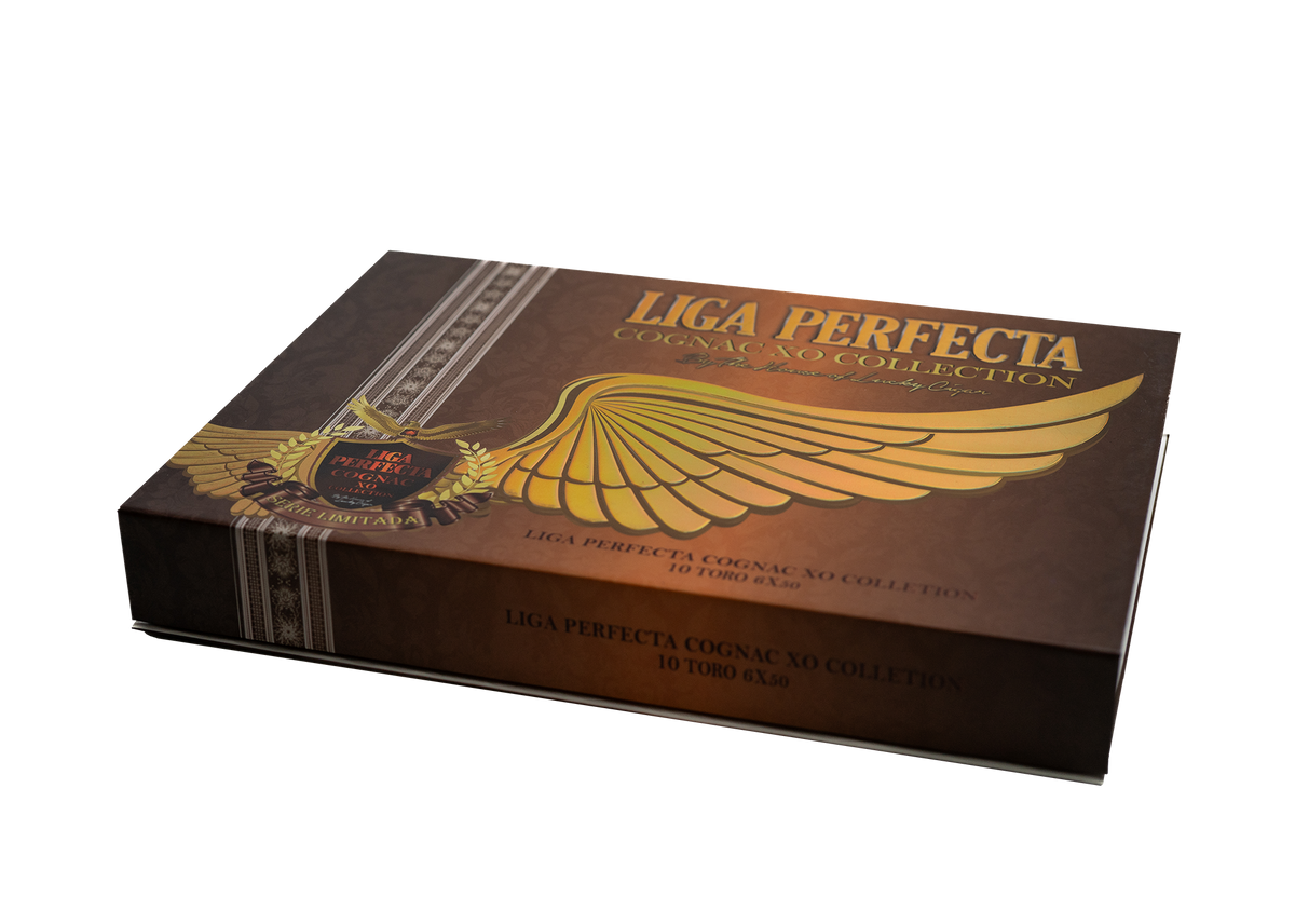 Lucky Cigar - Liga Perfecta Xo Cognac - 6" x 50 Toro in Glass Tubes