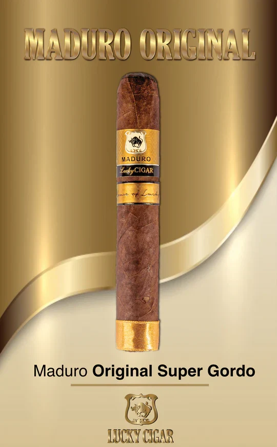 Lucky Cigar - Maduro Original - 6" x 64 Super Gordo