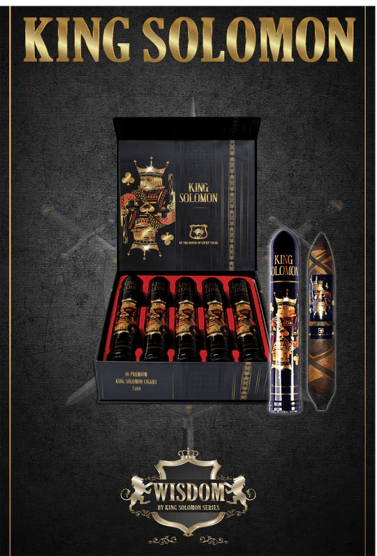 Lucky Cigar - King Solomon In Tubes - 7" x 60