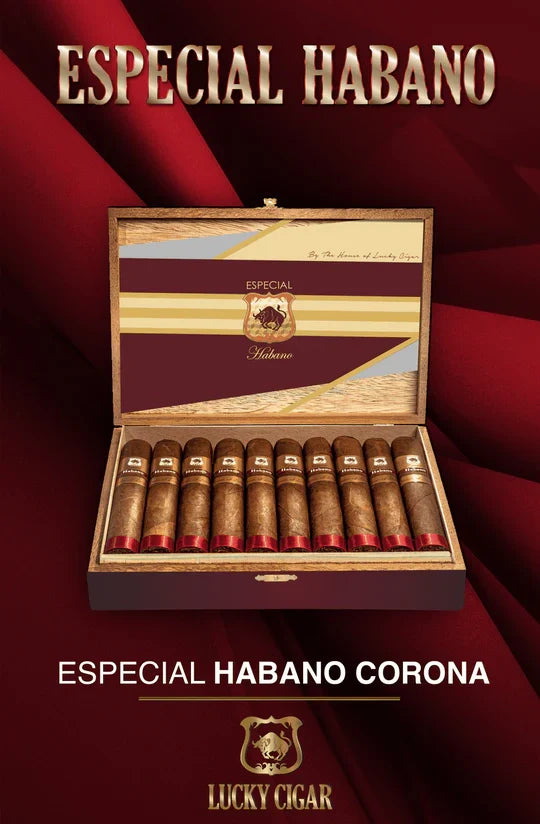 Lucky Cigar - Especial Habano Box Press - 5" x 48 Corona