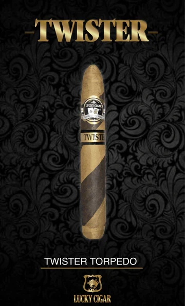 Lucky Cigar Twister Torpedo 6x52 is a premium cigar