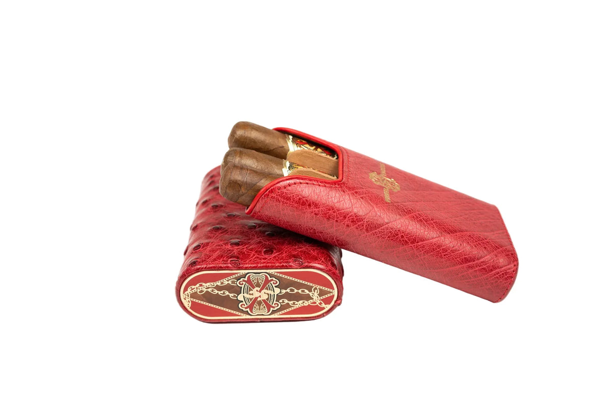 Brizard & Co × Fuente Fuente × Maccarrone - OpusX - Les Chaînes de l’Amour Cigar Case & Cigar - 5" 3/4 x 52 Double Robusto (Limited Edition)