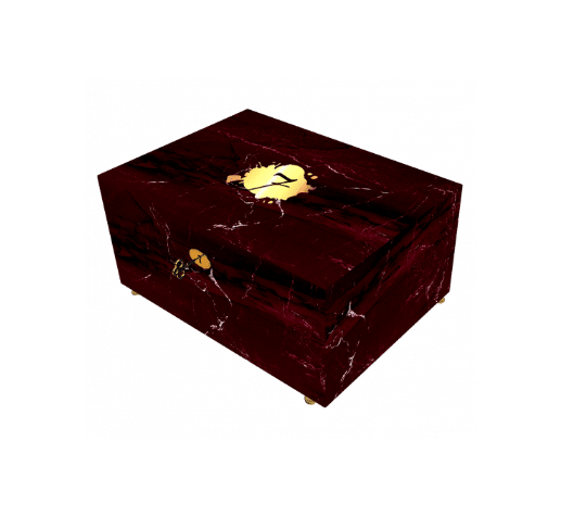 El-Septimo - Brown Marble Cigar Humidor