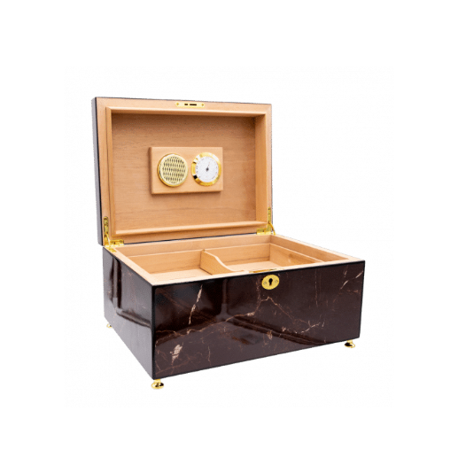 El-Septimo - Brown Marble Cigar Humidor